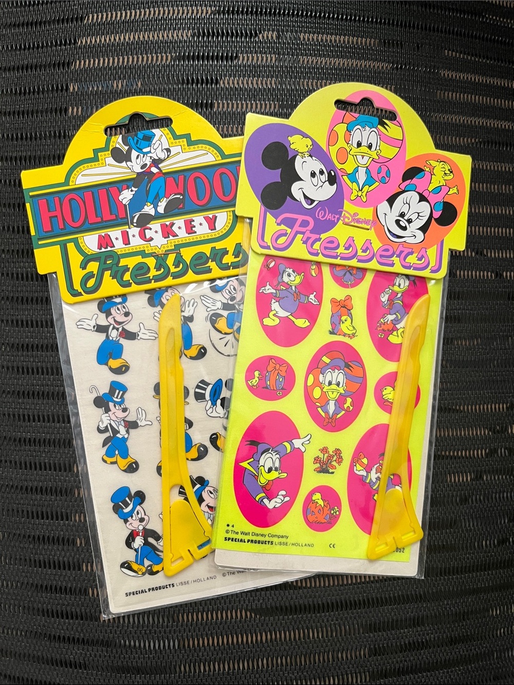 Vtg Disney pressers